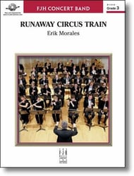 Runaway Circus Train Concert Band sheet music cover Thumbnail